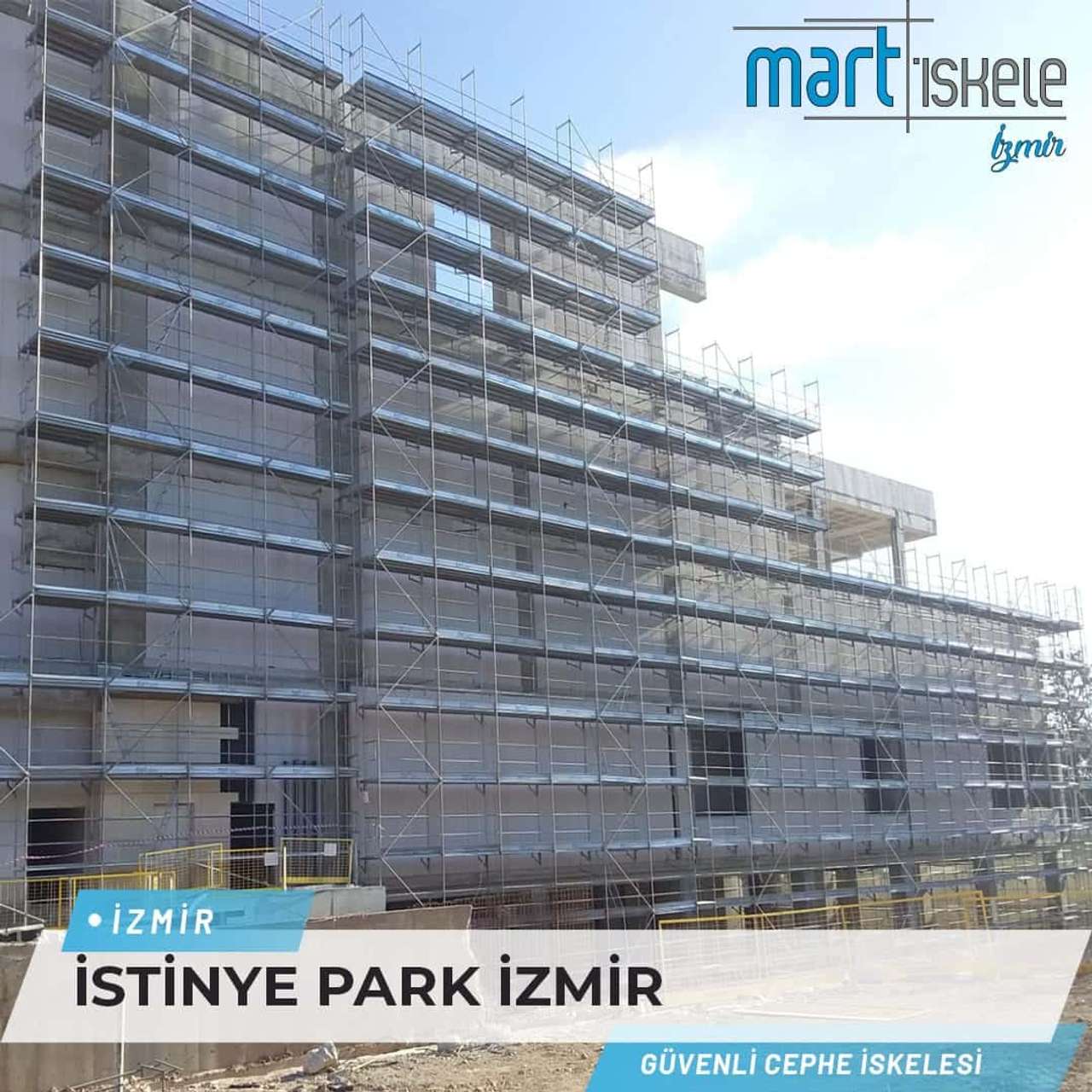 Güvenlikli Cephe İskele Sistemi